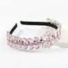 2021 Fashion Leaf Flower shaped Rhinestone Headbands Trendy Ladies Headband Hair Accessories