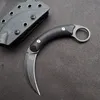 Hand twardość dłoni nóż pazurowy na zewnątrz Camping Portable Sabre Personality Safety Knives EDC Tool HW298