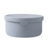 NEWSilicone Food Storage Container with Lids Portable Lunch Box Heated Freezer Containers RRE11761
