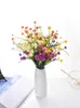 Faux Floral Artificial Flowers Spring Grass Outdoor UV Resistant Shrubs Plants for Home Wedding Porch Window Decor KDJK2107