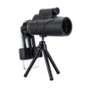 Monoculaire de télescope optique à zoom intelligent HD 50x60 avec laser d'éclairage + trépied + clip pour téléphone portable