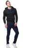 Slim Fit Jeans für Männer Herbst Frühling Plus Größe Lässige Feste Denim Bleistift Hosen Ganzkörperansicht Weichspüler Hellblaue Jeans Hose 210331