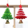 Christmas Decorations DIY Tree Pendants Wind Chimes Door Hanging Accessories Non-Woven Navidad Decoration Props