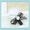 & Tools Productskorean Style Hair Aessories Mink Clip Fur Ball Zircon Bow Headdress1 Drop Delivery 2021 Xdlgf