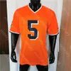 Wsk NCAA College Syracuse Orange Football Jersey Donovan McNabb Tamanho S-3XL todo bordado costurado