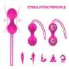 Articles de Massage 2 pièces/ensemble exercice de serrage du vagin l boule de Geisha vibrateur de Massage Silicone Kegel Ben Wa