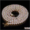 Ожерелья сбрасывают доставку 2021 Ювелирные изделия бедра заморожены подвеской для роскошного дизайнерского ожерелья мужская черта бриллиантовая теннисная цепь большие повесы