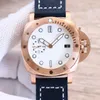 Wristwatches Men's And Women's Watch Automatic Mechanical Movement Leather Strap Stainless Steel Case Dial Surface Diameter 42