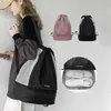 Women's Sports Travel Waterproof Drawstring Dry Shoe Shoulder Bag Backpack Handbag For Fitness Gym Men Sports Backpack Q0705