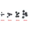 Smoking Silicon Carbide Sphere SIC Terps Pearls 4mm 5mm 6mm 8mm Black Terp Beads For Quartz Banger Nails Glass Water Bongs Rigs