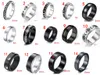 Rostfritt stål Spinner Ring Smycken för Kvinnor Mens Fidget Band Rings Moon Star Celtic Stress Linenting Wide Wedding Promise