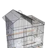39 inch Large Bird Cage Roof Top Steel Wire Plastic Feeders Parrot Sun Parakeet Green Cheek Finch Canary Black White Cages6223217