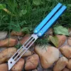 Theone Balisong Triton Squid Butter Training Training Nóż Nie Sharp Aluminium Hanldle BM 3400 9600 Nautilus Hom BM51 BM87 UT85 EX10 Morze Monster Swing Jilt Noże