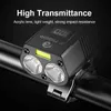 X-Tiger Outdoor Bicycle Light USB Opladen LED Zaklamp Rainproof Mountain Bike Front Lamp Als Power Bank Fietsaccessoires Y1119