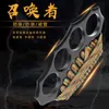 Finger Tiger Summoner's Fist Set EDC Four Auto Emergency Emergency Window Breaker di autodifesa Cl Ring 9SA0