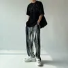 IEFB Paint Splashed Short Sleeve T-shirt Mäns lösa koreanska mode sommar mode bomull Casual Tee Toppar Male Streetwaer 9Y7186 210524