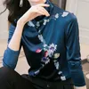 Turtleneck Велюр зимняя одежда женская блузка женщины Blusas Mujer de moda осенью длинный рукав печати блузка рубашка blusa d717 210602