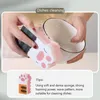 3PC Cat Claw Sponge Wiping Scouring Pads Decontamination Kitchen Brush Pot Dishwashing Block Cleaning Household Supplies