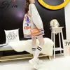 H.SA Kvinnor Sweater Cardigan Fall Koreansk stil Lång Röd Sticka Jacket Sweater Coat Cardigan Mujer Kimono Oversized Cardigan 210716