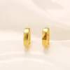 Classic 5/8" Heavy Solid 14K Yellow Gold Filled Huggies Hoop Earrings BEAUTY