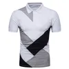 Polo-shirts Men décontracté tshirts style manche courte tas nissan gtr voitures revers topshirts golftennis homme contraste couleur polo