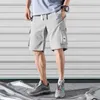 Pantaloncini cargo estivi taglie forti Uomo streetwear Hip Hop Baggy Jogger Pantaloni corti casual maschili 210716