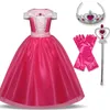 Girl's Dresses Girls Princess Costume For Kids Halloween Party Cosplay Dress Up Children Disguise Fille