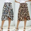 Skirts ADFVAT Leopard Printed Fashion Women A Piece Of Bandage Knee Length Spring Summer Casual SJ-S0032