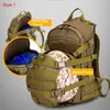 Outdoor Tactical Backpack Men Military Cycling Camouflage Army Camping Hiking Bag Water Repellent Mountaineering Sport XA901WA Y0721