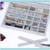 Packaging & Display Jewelryveet 30 Cells Ring Earring Box Jewelry Displays Stacked Er Pouches Bags Drop Delivery 2021 T07Ly