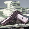 Beretta Colt Desert Eagle Glock 1:6 Toy Gun Model Mini Alloy Pistol Gold For Adults Collection Boys Gifts