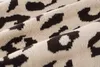 Осенние мальчики девушки свитер леопардовый узор хлопок детские вязаные кардиган пальто малыша куртка одежда 211028