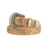 Ceinture De luxe ceinture Western diamant clouté ceinture De mode Strass ceintures pour enfants garçons et filles Cinto De Strass Cinturones Pa4458437