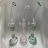 Pipa ad acqua Vetro Bong Narghilè Bicchiere Olio Dab Rig Percolatore fumante Materiale spesso per bar Fumo Tubo dritto Rigs Bar Bong a gravità di alta qualità Narghilè