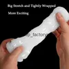 Massage Newest Reusable Air Vacuum Male Masturbation Cup Soft Pussy Sex Toys Transparent Vagina Adult Penis Exercise Products Pocket Cup