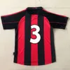 Ligue 2000 2002 Coupe Maillot de football rétro maillot de football vintage à domicile 00 02 classique ac Maglia da calcio MALDINI SHEVCHENKO BOBAN MILAN