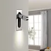 Lampada da parete moderna pieghevole da incasso camera da letto incorporata comodino interno lettura El Cafe angolo regolabile