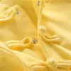 Mudkingdom bébé filles barboteuses hiver chaud Style chinois combinaison vêtements solide coton infantile 210615