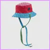 Mulheres Bucket Chapéu Designer Chapéus Boné Boné Ajustável Cópia Multicolor Casquette Casquette Summer Sun Hat D217315F