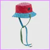 Mulheres Bucket Chapéu Designer Chapéus Boné Boné Ajustável Cópia Multicolor Casquette Casquette Summer Sun Hat D217315F