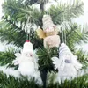천사 인형 메리 크리스마스 장식 크리스마스 나무 천사 장식품 매달려 작은 아이 소녀 선물