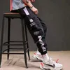 2021 homens hip hop patchwork sweatpants calças calças casuais cordiais esportivas calças macho hiphop personalidade calças x0615