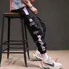 2021 الرجال الهيب هوب المرقعة sweatpants ركض السراويل عارضة الرباط الرياضية السراويل الذكور الهيب هوب شخصية السراويل X0615