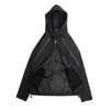 WHYWORKS Techwear Veste Softshell noire résistante à l'eau Style Hip Hop Punk Fashion 211011
