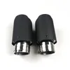 Glossy Stainless Steel Muffler End Pipe Exhaust Tip For Universal Akrapovic Carbon Tail Tips(One PCS)
