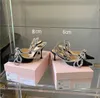 Satin Mach Bowtie Pumps Crystal Embellifhed Hicestone Sofust Shoes Stiletto Heels Sandals Femmes Talons Créateurs de luxe Cross ST7204472
