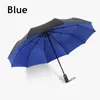 Hommes femmes automatiques ouvertes / fermées parapluie pliante forte coupe-vent portable voyages compacts business sol sun parapluies pluie