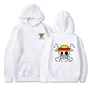 2023Anime One Piece Hoodies Män Kvinnor Fashion Luffy Pullover Overdimasy Hoodie Sweats Kids Hip Hop Coat Boys Mens Clothing Sudaderas H1206