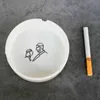 Ceramic Ashtray Home Office Fashion Round Portable Cigarette Ash Tray Holder Tomie Loli Smoking Gift For Boyfriend Girlfriend