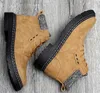 Bottes pour hommes printemps et automne de département de grande taille Botas Hombre Leather Boot Sneakers Men Shoe